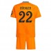 Maglia Real Madrid Rüdiger 22 Bambino Divisa Trasferta 2024/25