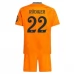Maglia Real Madrid Rüdiger 22 Bambino Divisa Trasferta 2024/25