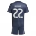 Maglia Real Madrid Rüdiger 22 Bambino Divisa Trasferta 2025/26