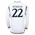 Maglia Real Madrid Rudiger 22 Divisa Prima 2023/24 Manica Lunga