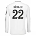 Maglia Real Madrid Rüdiger 22 Divisa Prima 2024/25 Manica Lunga