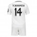 Maglia Real Madrid Tchouaméni 14 Bambino Divisa Prima 2024/25