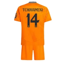 Maglia Real Madrid Tchouaméni 14 Bambino Divisa Trasferta 2024/25