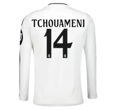 Maglia Real Madrid Tchouaméni 14 Divisa Prima 2024/25 Manica Lunga