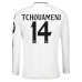 Maglia Real Madrid Tchouaméni 14 Divisa Prima 2024/25 Manica Lunga