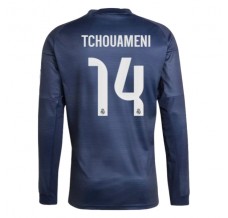 Maglia Real Madrid Tchouameni 14 Divisa Trasferta 2025/26 Manica Lunga