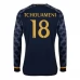 Maglia Real Madrid Tchouameni 18 Divisa Trasferta 2023/24 Manica Lunga
