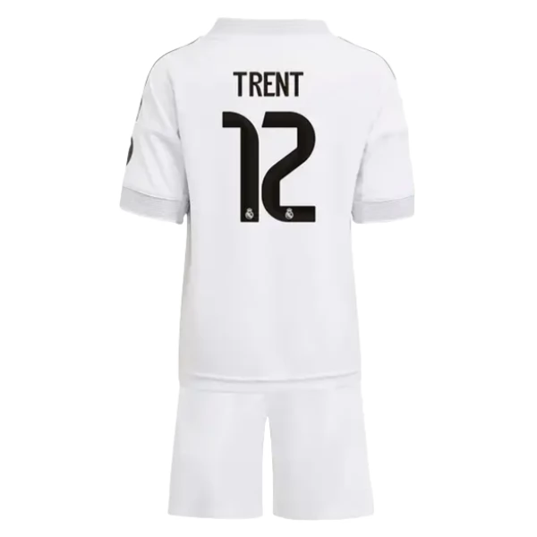 Maglia Real Madrid Trent 12 Bambino Divisa Prima 2025/26 Maglia Real Madrid Trent 12 Bambino Divisa Prima 2025/26