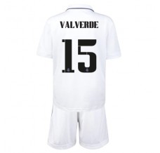Maglia Real Madrid Valverde 15 Bambino Divisa Prima 2022/23