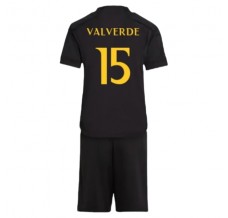 Maglia Real Madrid Valverde 15 Bambino Divisa Terza 2023/24