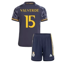 Maglia Real Madrid Valverde 15 Bambino Divisa Trasferta 2023/24