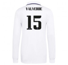 Maglia Real Madrid Valverde 15 Divisa Prima 2022/23 Manica Lunga