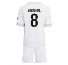 Maglia Real Madrid Valverde 8 Bambino Divisa Prima 2025/26