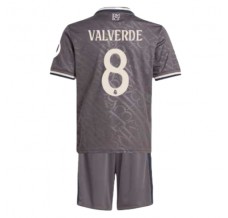 Maglia Real Madrid Valverde 8 Bambino Divisa Terza 2024/25