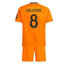 Maglia Real Madrid Valverde 8 Bambino Divisa Trasferta 2024/25