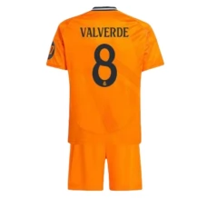 Maglia Real Madrid Valverde 8 Bambino Divisa Trasferta 2024/25