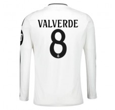 Maglia Real Madrid Valverde 8 Divisa Prima 2024/25 Manica Lunga