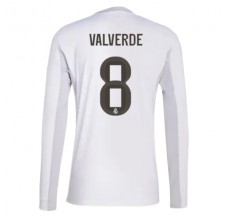 Maglia Real Madrid Valverde 8 Divisa Prima 2025/26 Manica Lunga