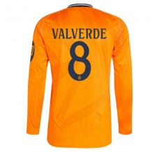 Maglia Real Madrid Valverde 8 Divisa Trasferta 2024/25 Manica Lunga