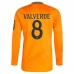 Maglia Real Madrid Valverde 8 Divisa Trasferta 2024/25 Manica Lunga