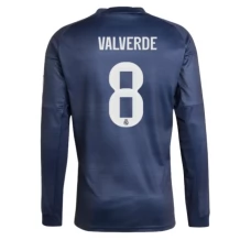 Maglia Real Madrid Valverde 8 Divisa Trasferta 2025/26 Manica Lunga