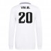 Maglia Real Madrid Vini Jr. 20 Divisa Prima 2022/23 Manica Lunga