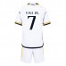 Maglia Real Madrid Vini Jr. 7 Bambino Divisa Prima 2023/24