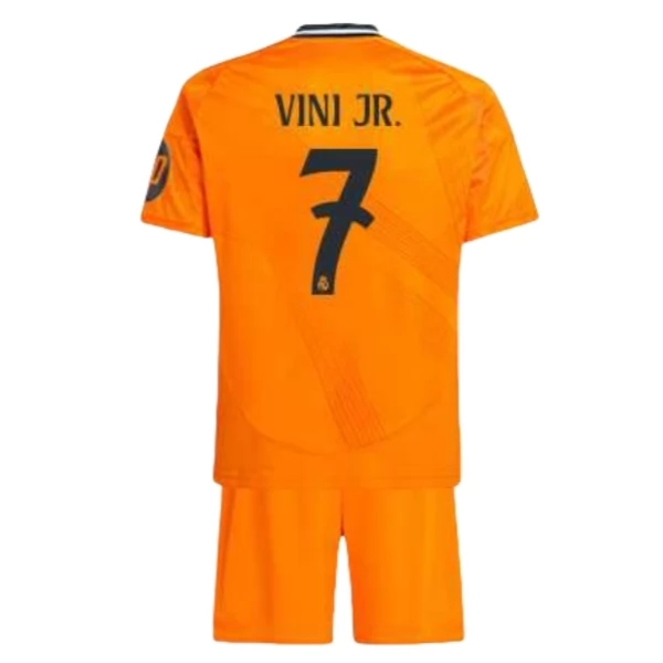 Maglia Real Madrid Vini Jr. 7 Bambino Divisa Trasferta 2024/25 Maglia Real Madrid Vini Jr. 7 Bambino Divisa Trasferta 2024/25