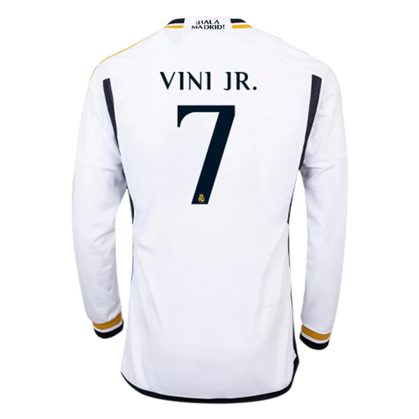 Maglia Real Madrid Vini Jr. 7 Divisa Prima 2023/24 Manica Lunga Maglia Real Madrid Vini Jr. 7 Divisa Prima 2023/24 Manica Lunga