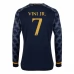 Maglia Real Madrid Vini Jr. 7 Divisa Trasferta 2023/24 Manica Lunga