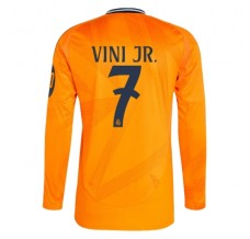 Maglia Real Madrid Vini Jr. 7 Divisa Trasferta 2024/25 Manica Lunga