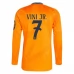 Maglia Real Madrid Vini Jr. 7 Divisa Trasferta 2024/25 Manica Lunga