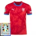 Maglia Repubblica Ceca Divisa Prima Euro 2024 Patch