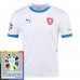 Maglia Repubblica Ceca Divisa Trasferta Euro 2024 Patch