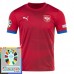 Maglia Serbia Divisa Prima Euro 2024 Patch
