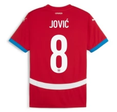 Maglia Serbia Jović 8 Divisa Prima Euro 2024