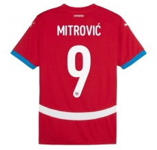 Maglia Serbia Mitrović 9 Divisa Prima Euro 2024