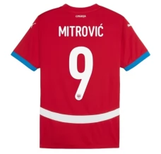 Maglia Serbia Mitrović 9 Divisa Prima Euro 2024