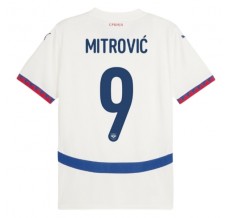 Maglia Serbia Mitrović 9 Divisa Trasferta Euro 2024