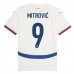 Maglia Serbia Mitrović 9 Divisa Trasferta Euro 2024