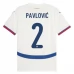 Maglia Serbia Pavlović 2 Divisa Trasferta Euro 2024