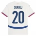 Maglia Serbia Sergej 20 Divisa Trasferta Euro 2024