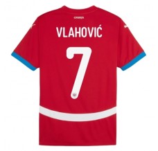 Maglia Serbia Vlahović 7 Divisa Prima Euro 2024