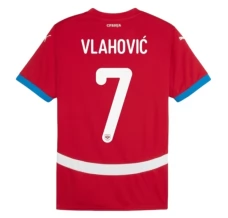 Maglia Serbia Vlahović 7 Divisa Prima Euro 2024