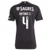 Maglia SL Benfica Antonio S. 4 Divisa Trasferta 2023/24