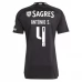 Maglia SL Benfica Antonio S. 4 Divisa Trasferta 2023/24