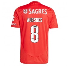 Maglia SL Benfica Aursnes 8 Divisa Prima 2024/25