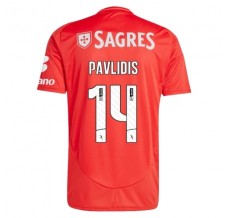 Maglia SL Benfica Pavlidis 14 Divisa Prima 2024/25