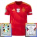 Maglia Spagna Divisa Prima Euro 2024 Patch