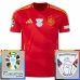 Maglia Spagna Divisa Prima Euro 2024 Patch